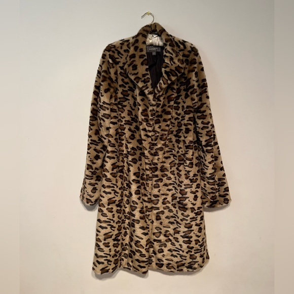 STYLISH CHEETAH FAUX FUR SUPER SOFT SIZE 12 - Picture 7 of 11